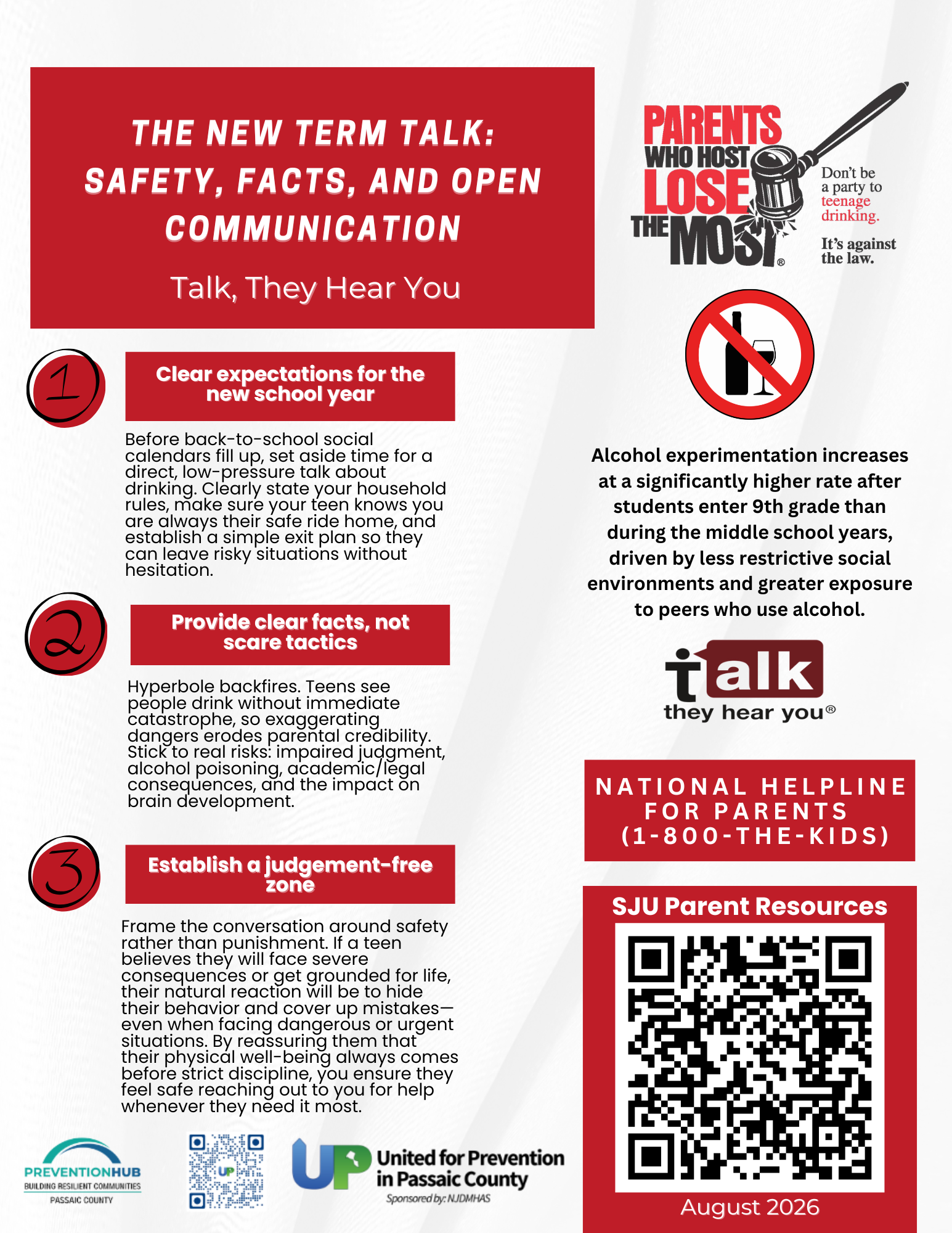 The New Term Talk: Safety, Facts, and Open Communication