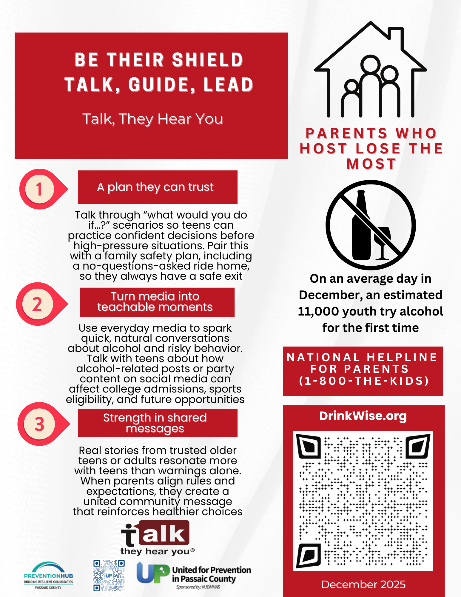 Be Their Shield : Talk, Guide, Lead